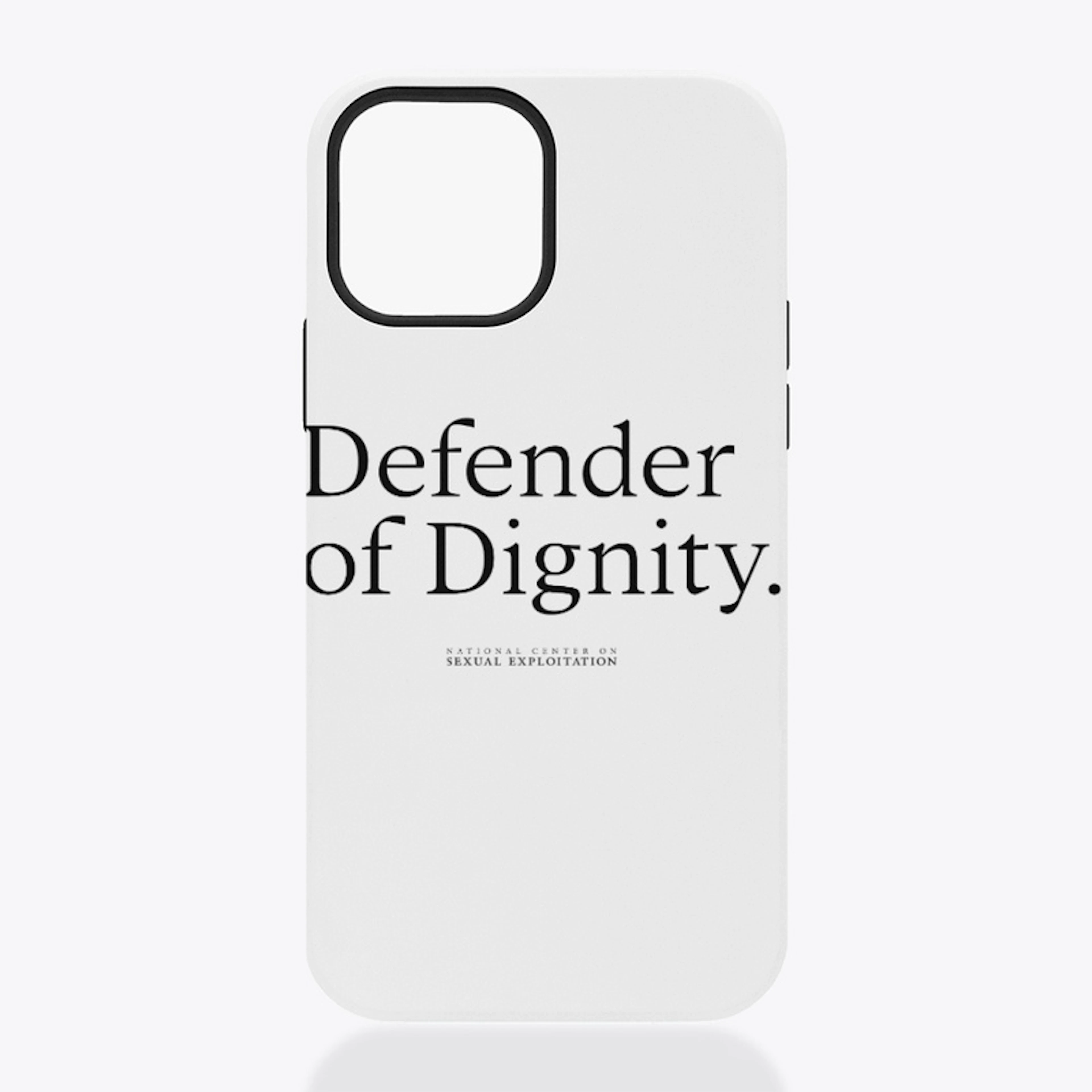 Dignity Defender - White/Black