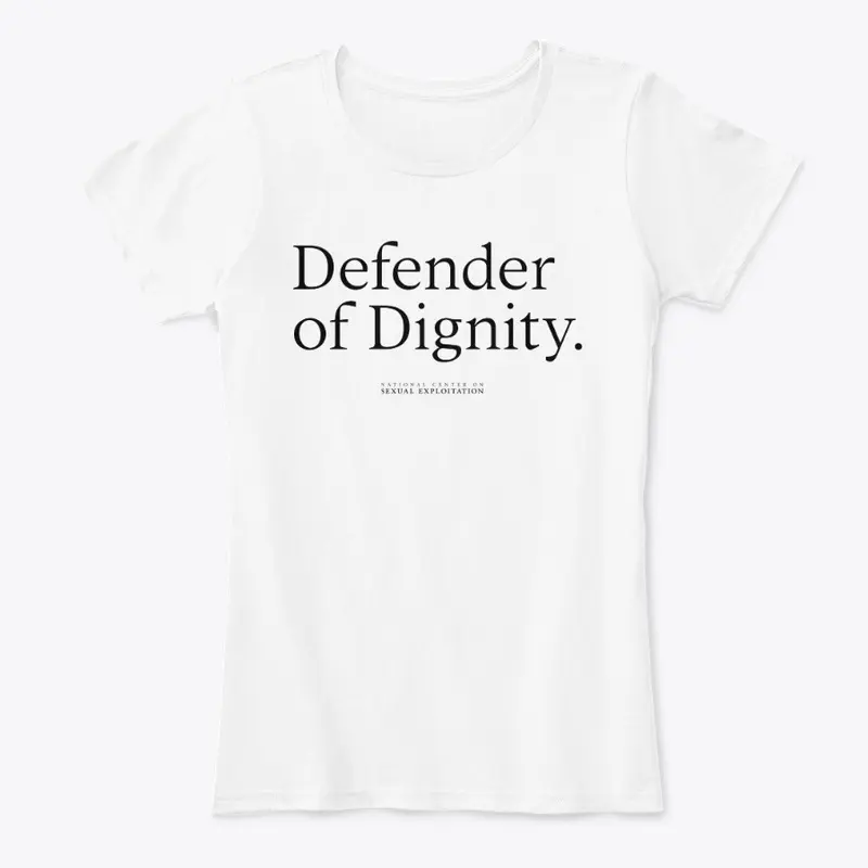 Dignity Defender - White/Black