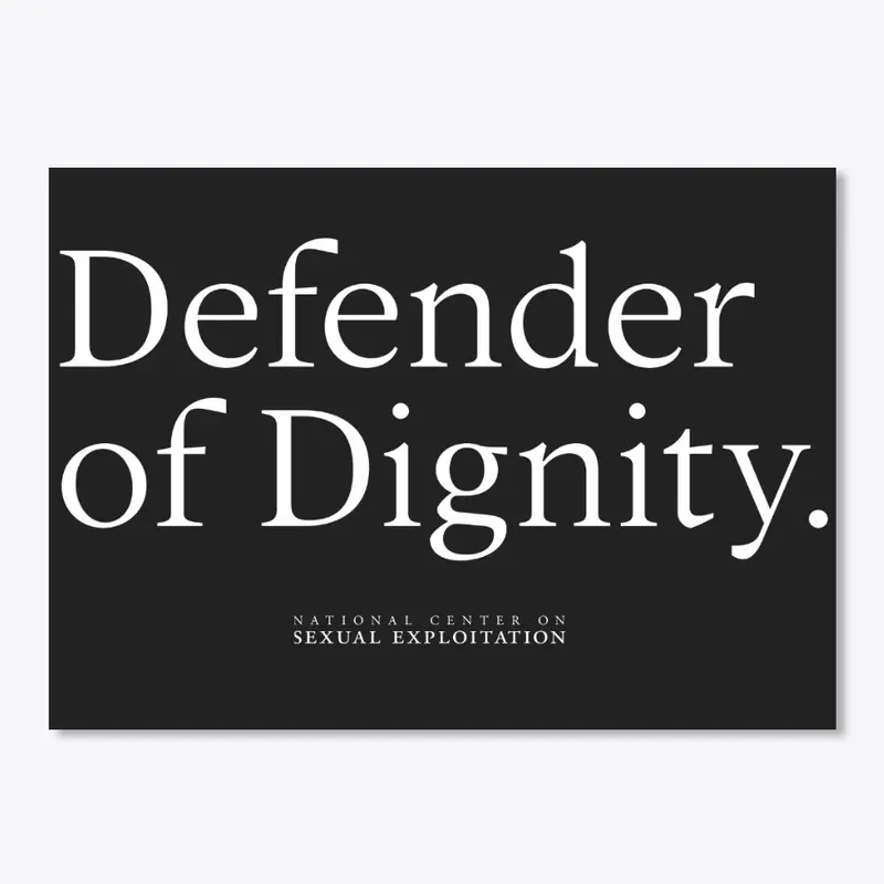  Dignity Defender - Black/White